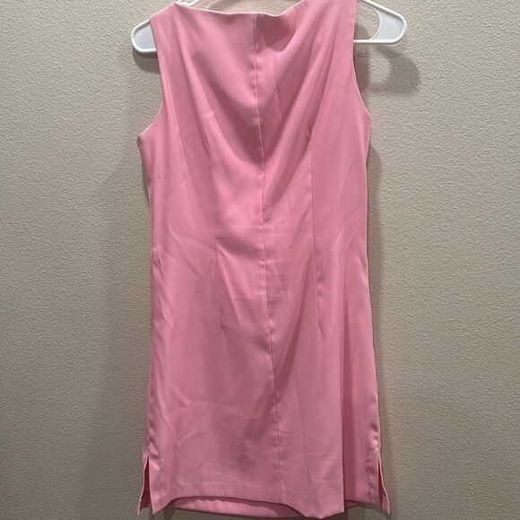 Rampage BubbleGum Pink Sheath Dress Vintage Y2k Sz 5 90”s Barbie Office - Picture 4 of 4